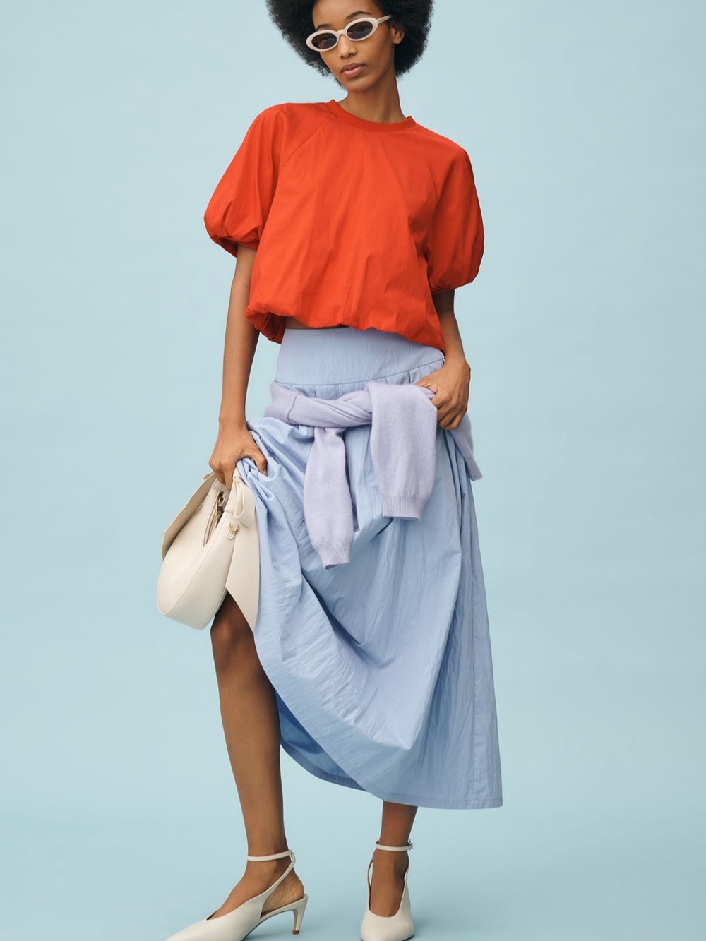 NWT Maeve Short-Sleeve Crew-Neck Top - Picture 3 of 5